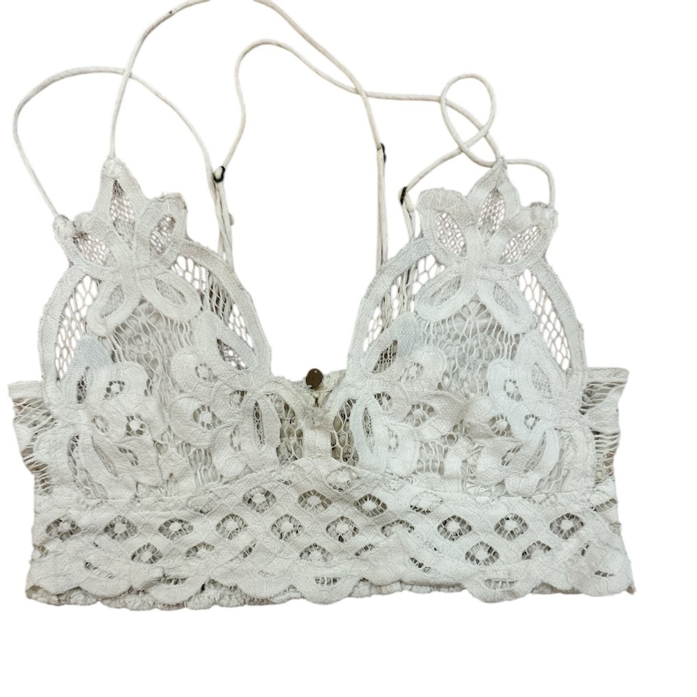 Free People Bohemian Adella Bralette White Size XS